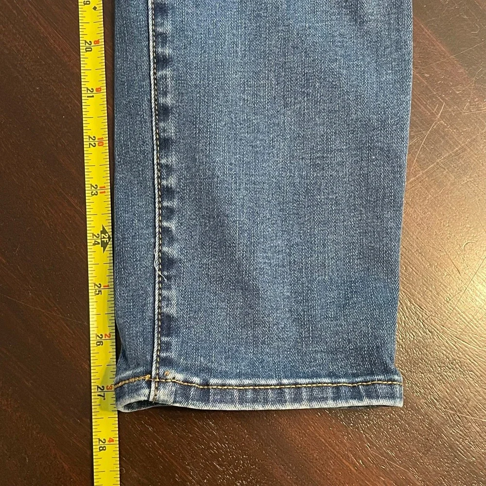 Abercrombie Fitch Super Skinny High Rise Jeans Women Size 31x12 Blue‎ Denim